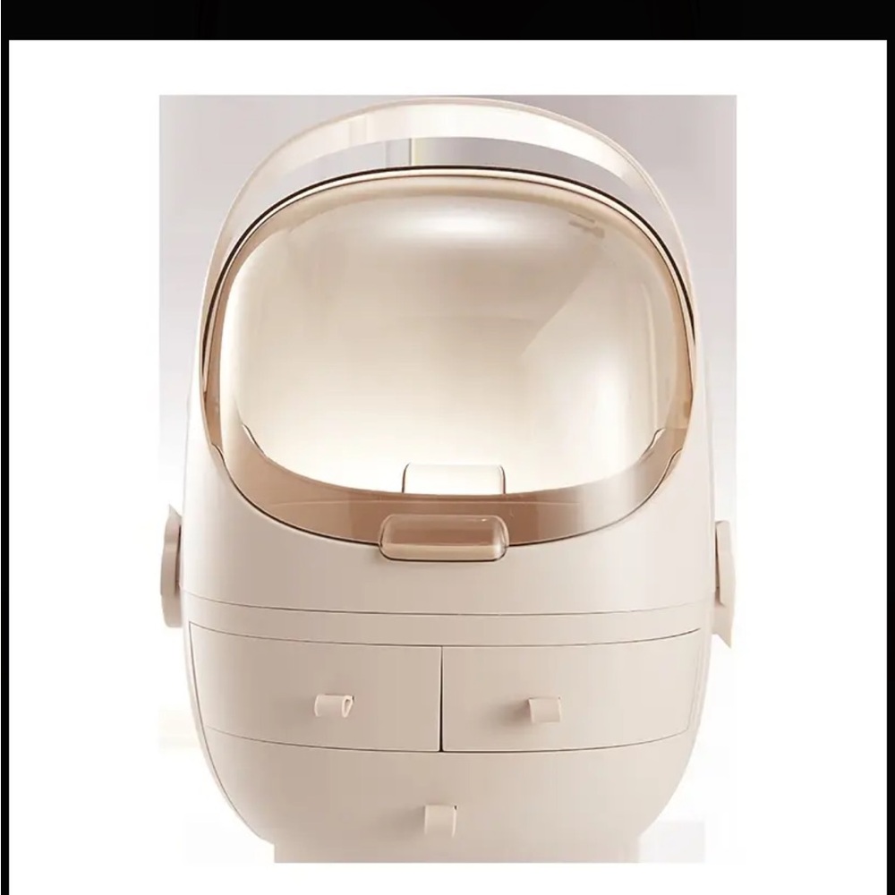 Elegant Cream Cosmetic Organizer - Picture 3 of 5